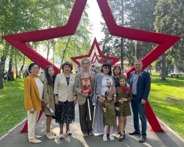 Контрольно-счетная палата Республики Алтай приняла участие в праздновании Дня Победы
